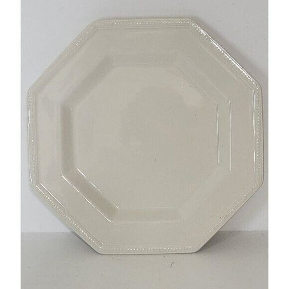 VTG Johnson Brothers WHITE HERITAGE Bread/Cake Plate Made in England
